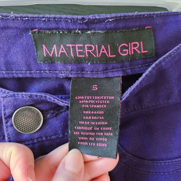 3/$15 Purple low rise jeans - Picture 6 of 6